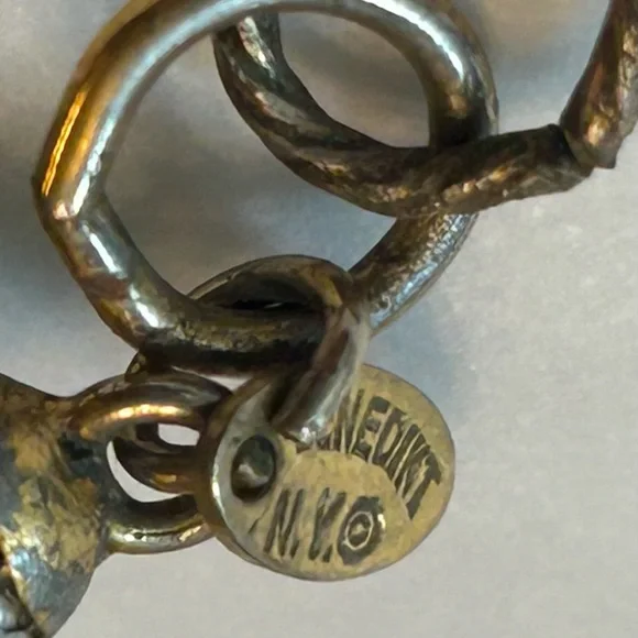 Vintage Gold and Green Pendant - Picture 13 of 14